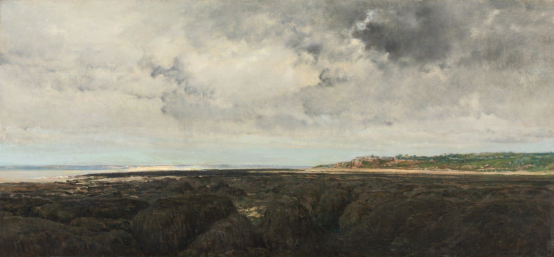 Charles François Daubigny reprodukcija Villerville Seen from Le Ratier (1855), VISOS REPRODUKCIJOS , paveikslai, reprodukcijo...