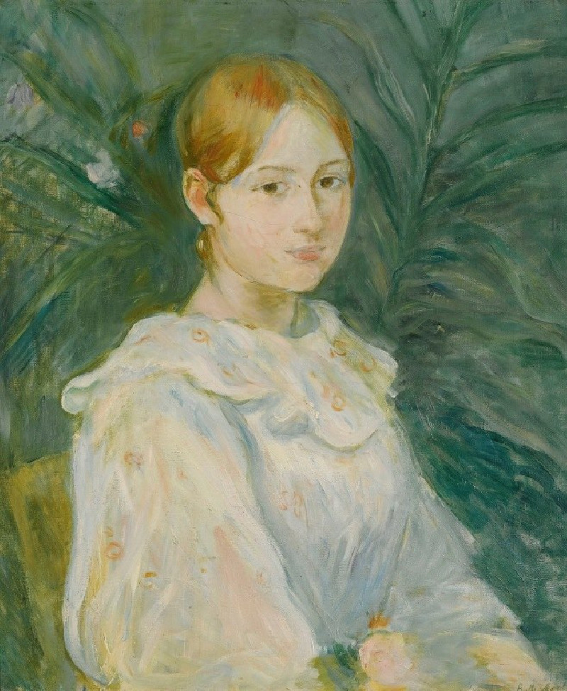 Alice Gamby En Buste (1890) reproduction of painting by Berthe Morisot. ALL GICLEE PRINTS