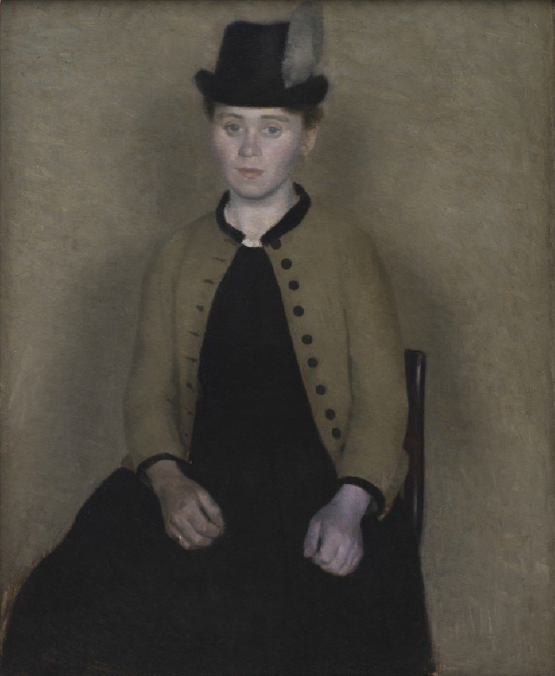 Ida Ilsted, later the Artist’s Wife (1890) reproduction of painting by Vilhelm Hammershøi. ALL GICLEE PRINTS