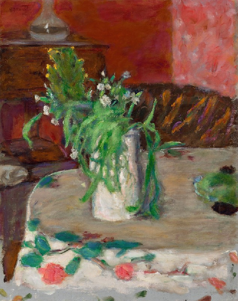 Pierre Bonnard reprodukcija Fleurs et carafe (circa 1910), VISOS REPRODUKCIJOS , paveikslai, reprodukcijos internetu