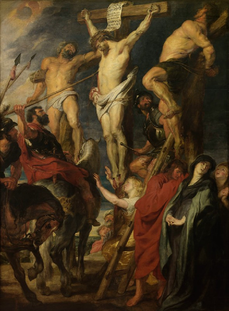 Christ on the Cross, ‘Le coup de lance’ (1620) reproduction of painting by Anthony van Dyck. ALL GICLEE PRINTS