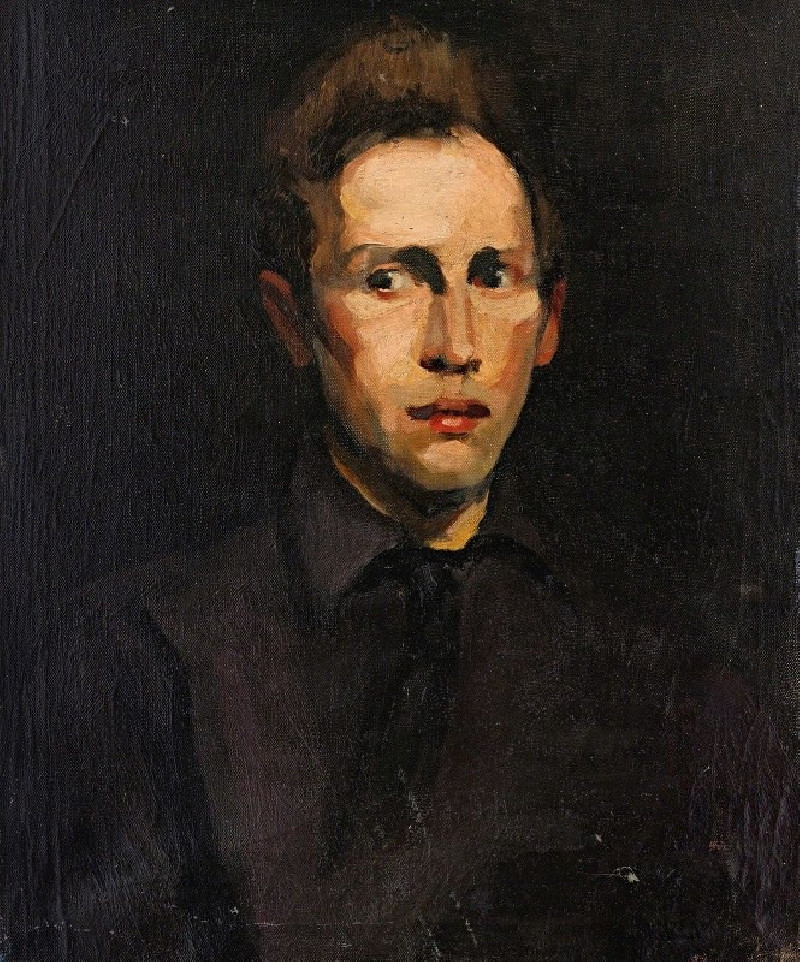 Portrait Of A Young Man reproduction of painting by George Wesley Bellows. ALL GICLEE PRINTS