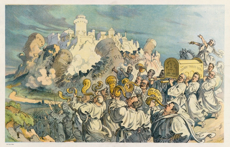 Udo Keppler reprodukcija The walls of Jericho (1910), VISOS REPRODUKCIJOS , paveikslai, reprodukcijos internetu