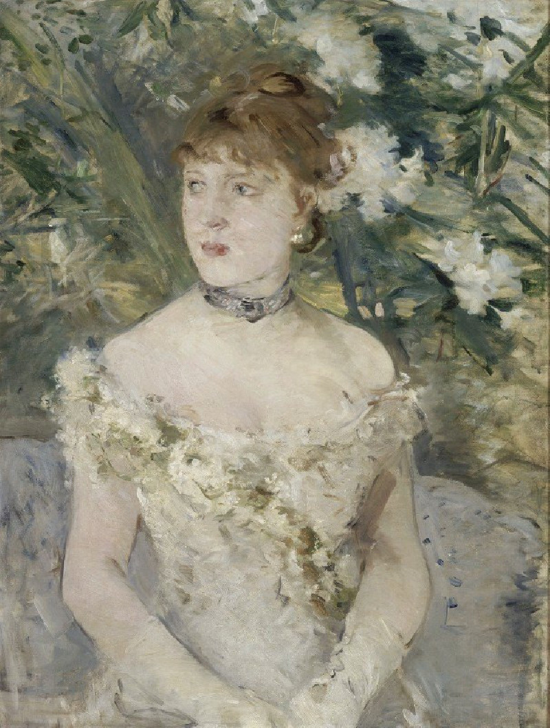 Berthe Morisot reprodukcija Young Girl in a Ball Gown (1879), VISOS REPRODUKCIJOS , paveikslai, reprodukcijos internetu