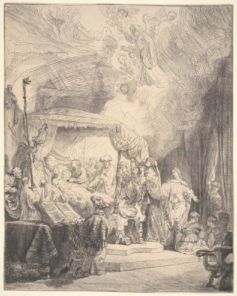 The Death of the Virgin (1639) reproduction of painting by Rembrandt van Rijn. ALL GICLEE PRINTS