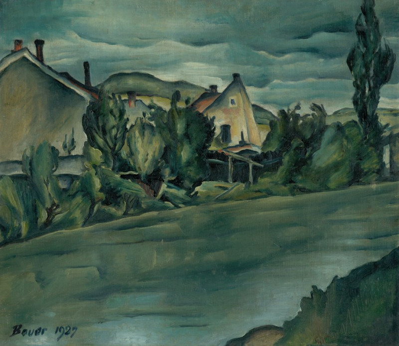 Ťahanovské riadky (1927) reproduction of painting by Konštantín Bauer. ALL GICLEE PRINTS