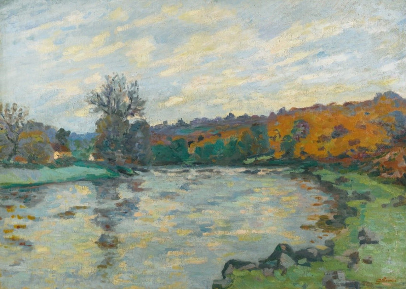 Armand Guillaumin reprodukcija Barrage De Genetin, Crozant (circa 1910), VISOS REPRODUKCIJOS , paveikslai, reprodukcijos inte...