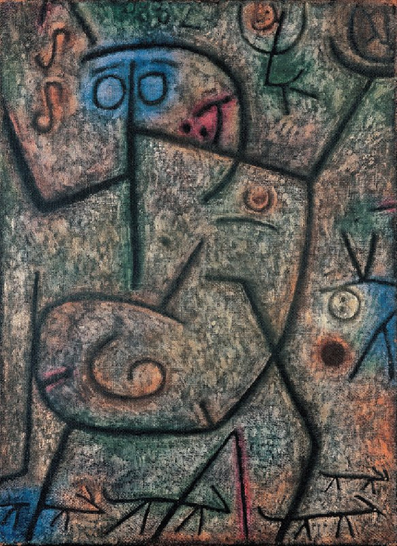 Paul Klee reprodukcija Oh! These Rumors! (1939), VISOS REPRODUKCIJOS , paveikslai, reprodukcijos internetu