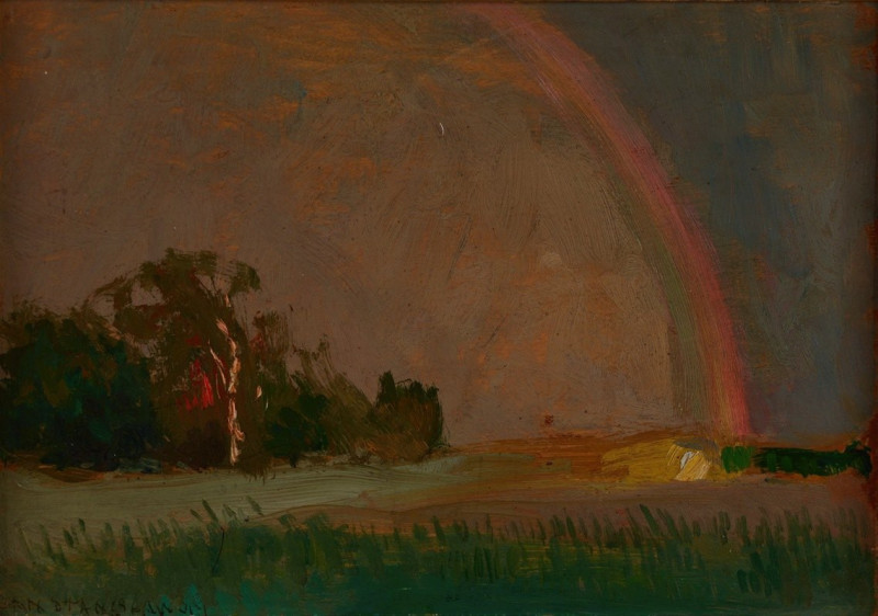 Rainbow (1905) reproduction of painting by Jan Stanislawski. ALL GICLEE PRINTS