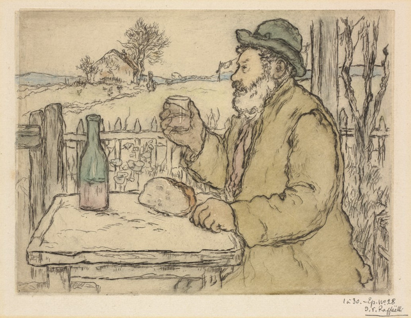 A Votre Santé (1894) reproduction of painting by Jean François Raffaëlli. ALL GICLEE PRINTS