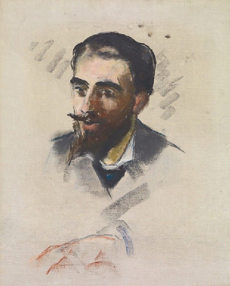 Edouard Manet reprodukcija Jeune Homme À Barbe Blonde (circa 1881), VISOS REPRODUKCIJOS , paveikslai, reprodukcijos internetu