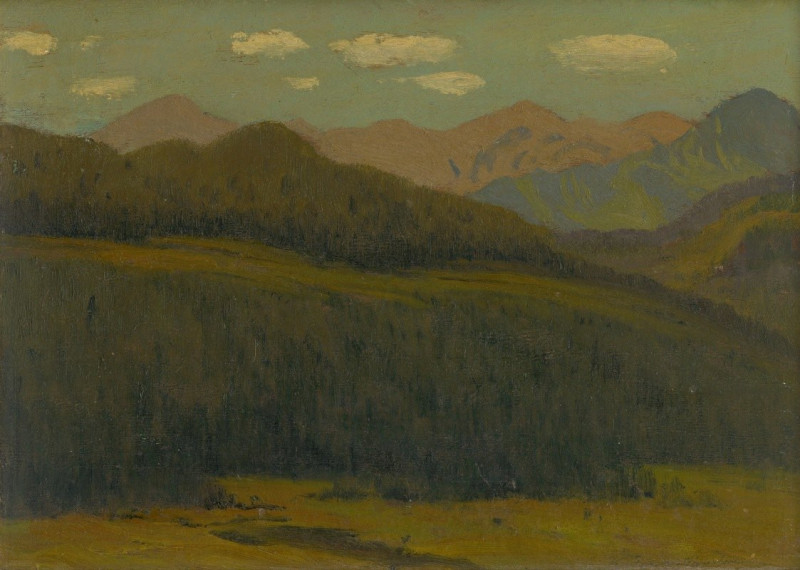 Landscape (1894–1925) reproduction of painting by Ferdinand Katona. ALL GICLEE PRINTS