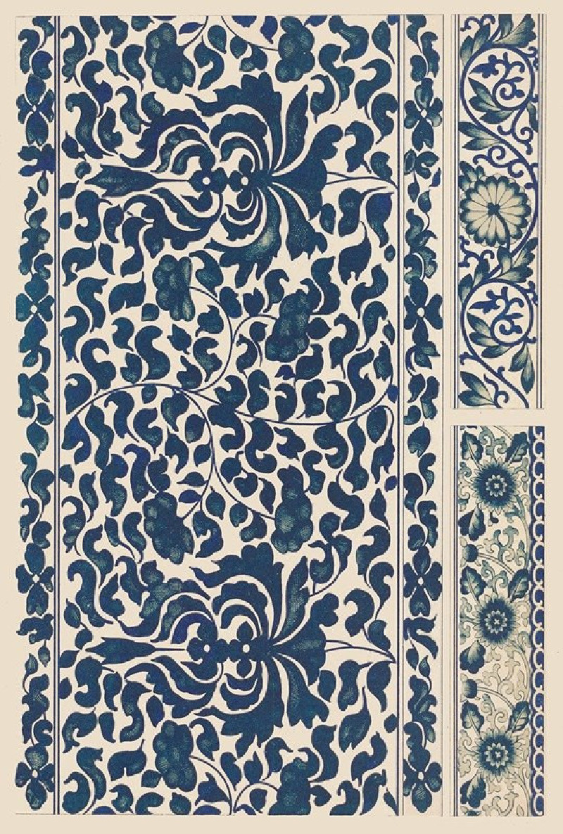 Examples of Chinese ornament, Pl.20 (1867) reproduction of painting by Owen Jones. ALL GICLEE PRINTS