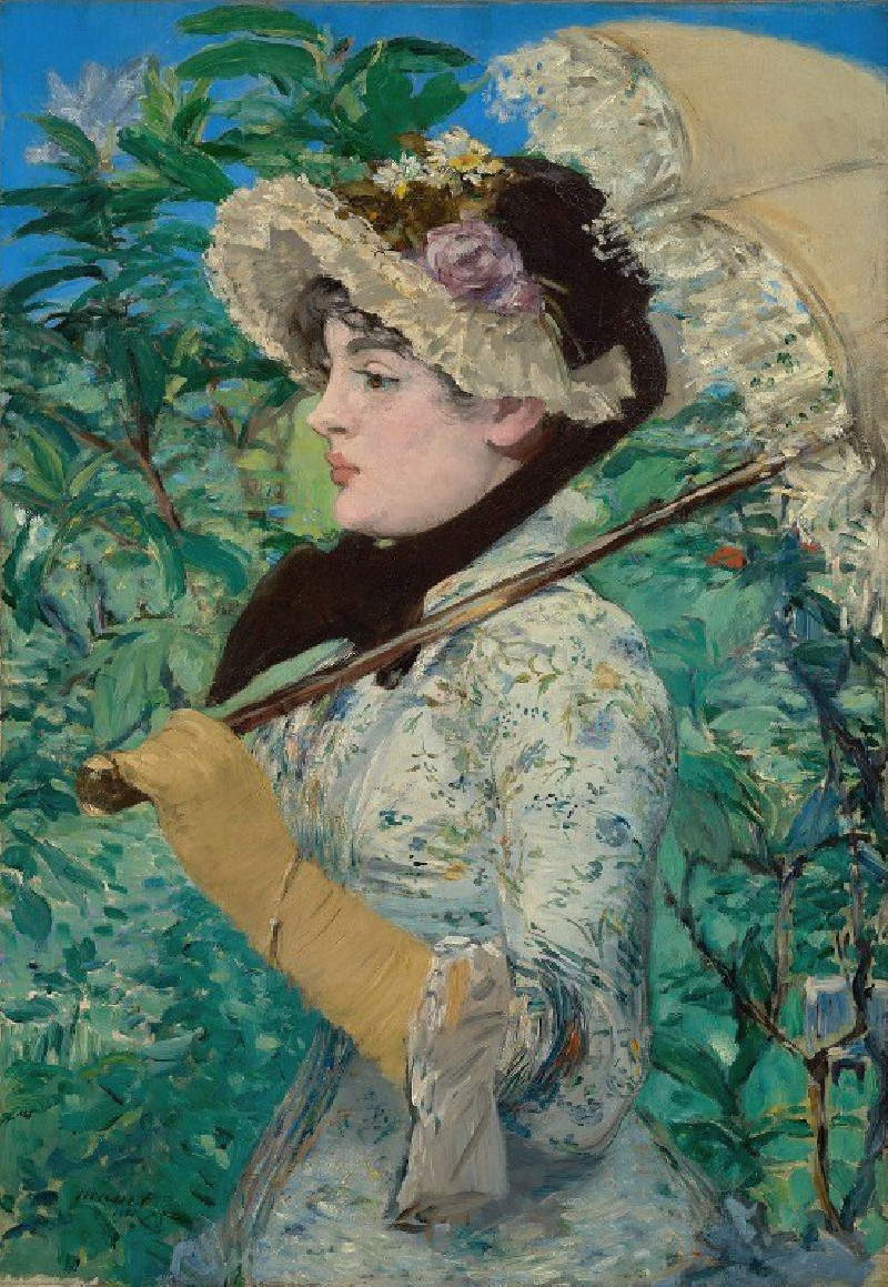 Jeanne (Spring) (1881) reproduction of painting by Edouard Manet. ALL GICLEE PRINTS