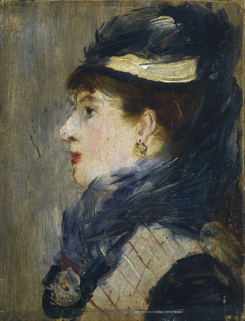 Portrait of a Lady (c. 1879) reproduction of painting by Edouard Manet. ALL GICLEE PRINTS