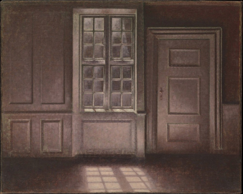 Moonlight, Strandgade 30 (1900–1906) reproduction of painting by Vilhelm Hammershøi. ALL GICLEE PRINTS