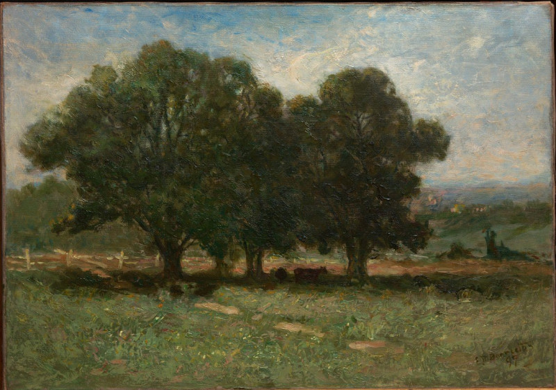 Landscape (1899) reproduction of painting by Edward Mitchell Bannister. ALL GICLEE PRINTS