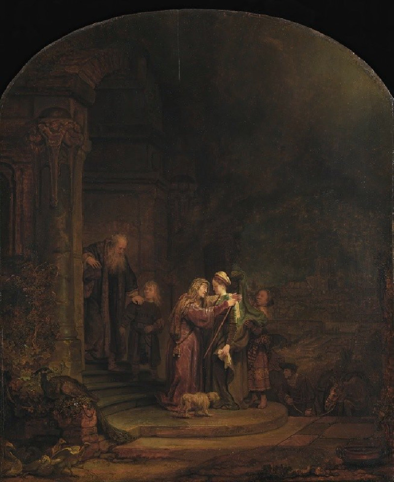 The Visitation (1640) reproduction of painting by Rembrandt van Rijn. ALL GICLEE PRINTS