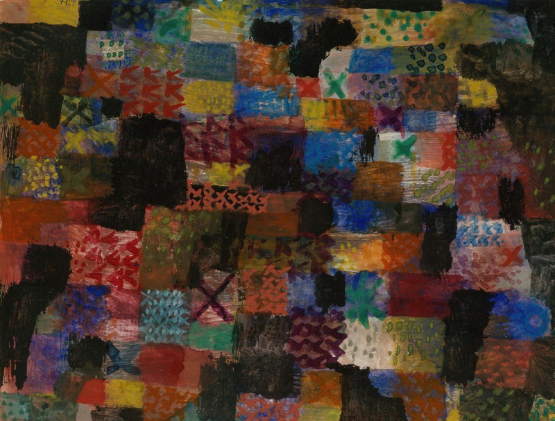 Deep Pathos (1915) reproduction of painting by Paul Klee. ALL GICLEE PRINTS