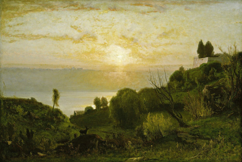 Lake Albano (Sunset_c. 1874) reproduction of painting by George Inness. ALL GICLEE PRINTS