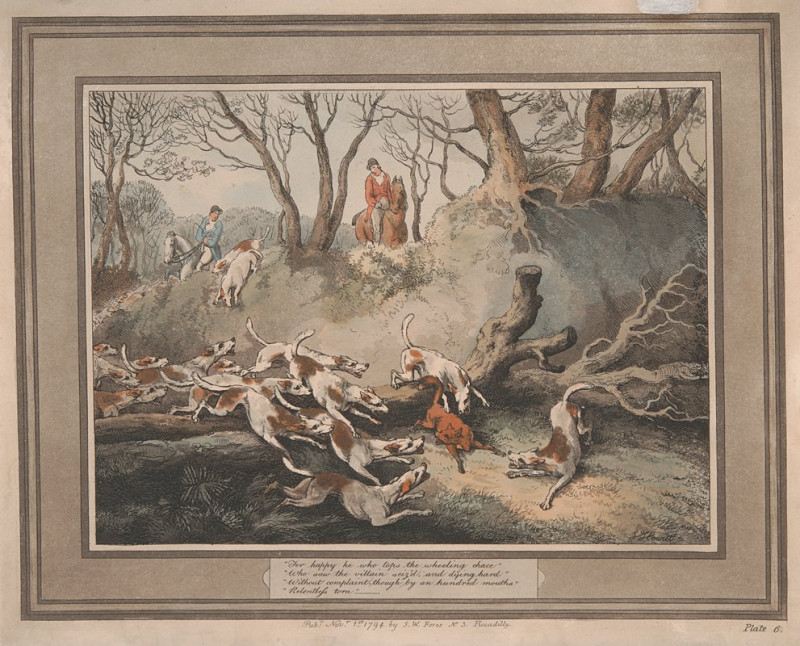 ‘For happy he who tops the wheeling chace’ (1794) reproduction of painting by Samuel Howitt. ALL GICLEE PRINTS