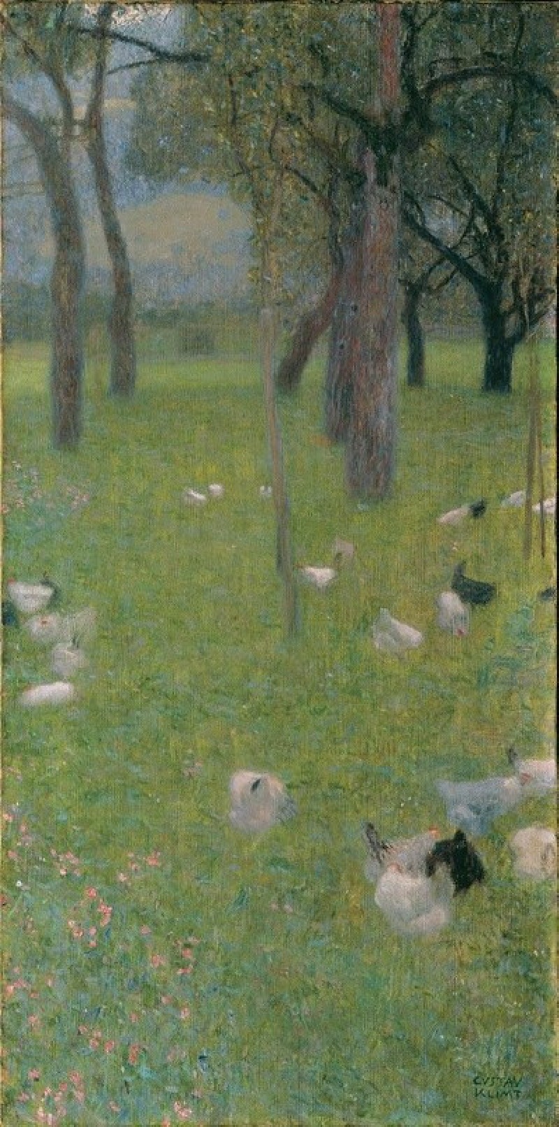 Nach dem Regen (1898) reproduction of painting by Gustav Klimt. ALL GICLEE PRINTS