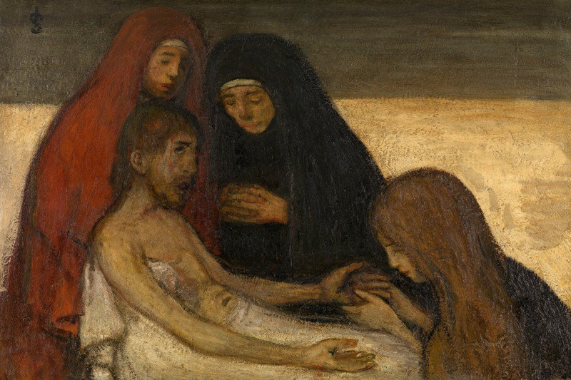 Pietà (1909) reproduction of painting by Jakob Smits. ALL GICLEE PRINTS