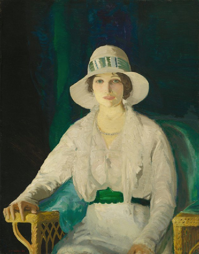 Florence Sittenham Davey (Mrs. Randall Davey) (1914) reproduction of painting by George Wesley Bellows. ALL GICLEE PRINTS