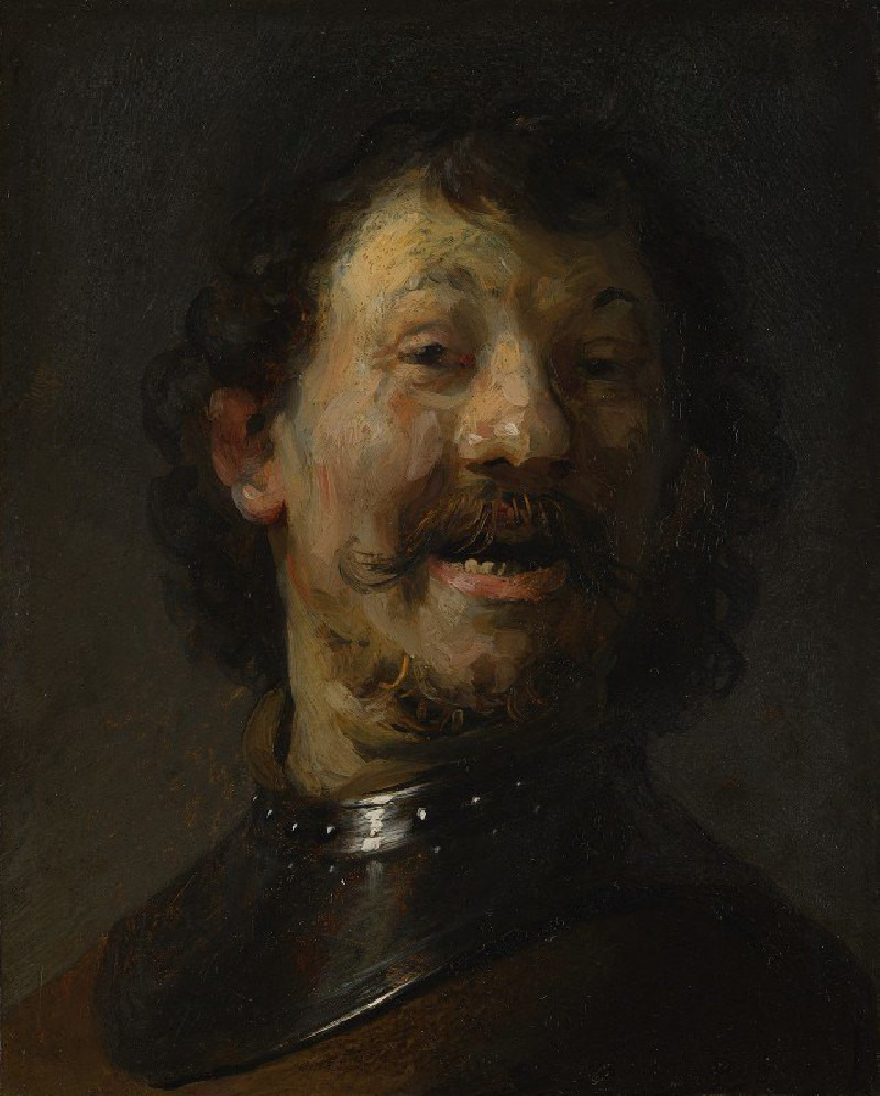 The Laughing Man (c. 1629 - 1630) reproduction of painting by Rembrandt van Rijn. ALL GICLEE PRINTS