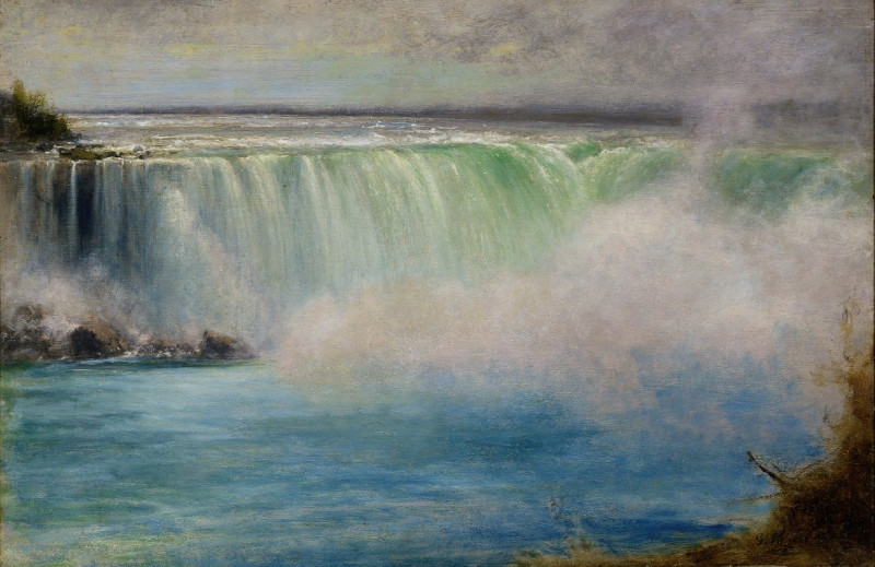 Niagara Falls (1885) reproduction of painting by George Inness. ALL GICLEE PRINTS