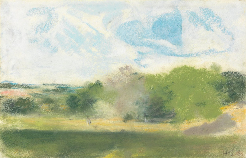 View at Oaklands reproduction of painting by Hercules Brabazon Brabazon. ALL GICLEE PRINTS