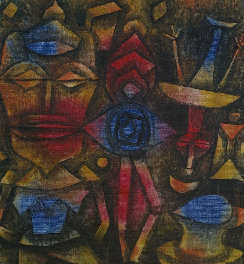 Collection of Figurines (1926) reproduction of painting by Paul Klee. ALL GICLEE PRINTS