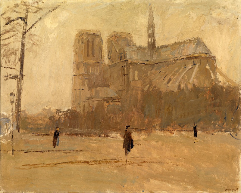 Notre Dame no. I reproduction of painting by Frank Edwin Scott. ALL GICLEE PRINTS