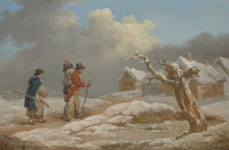 A Soldier’s Return reproduction of painting by George Morland. ALL GICLEE PRINTS