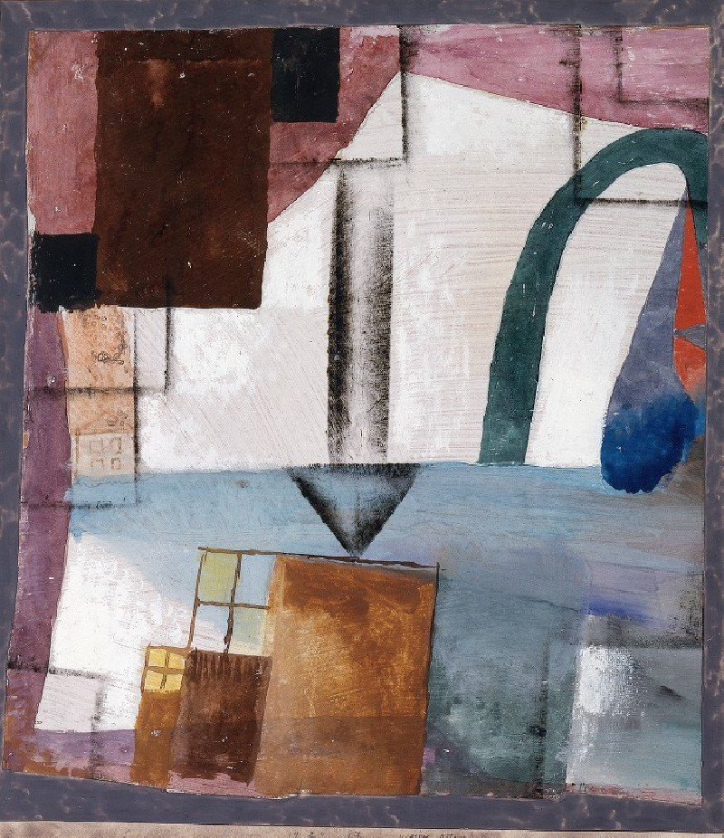 White Easter II (1924) reproduction of painting by Paul Klee. ALL GICLEE PRINTS