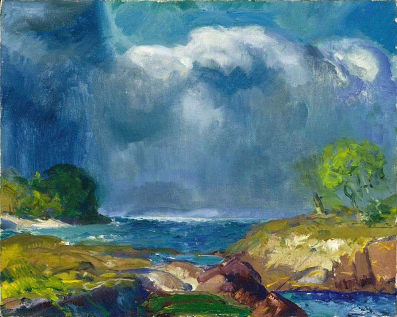 George Wesley Bellows reprodukcija The Coming Storm (1916), VISOS REPRODUKCIJOS , paveikslai, reprodukcijos internetu