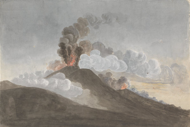 Vesuvius in Eruption. reproduction of painting by Isaac Weld. ALL GICLEE PRINTS