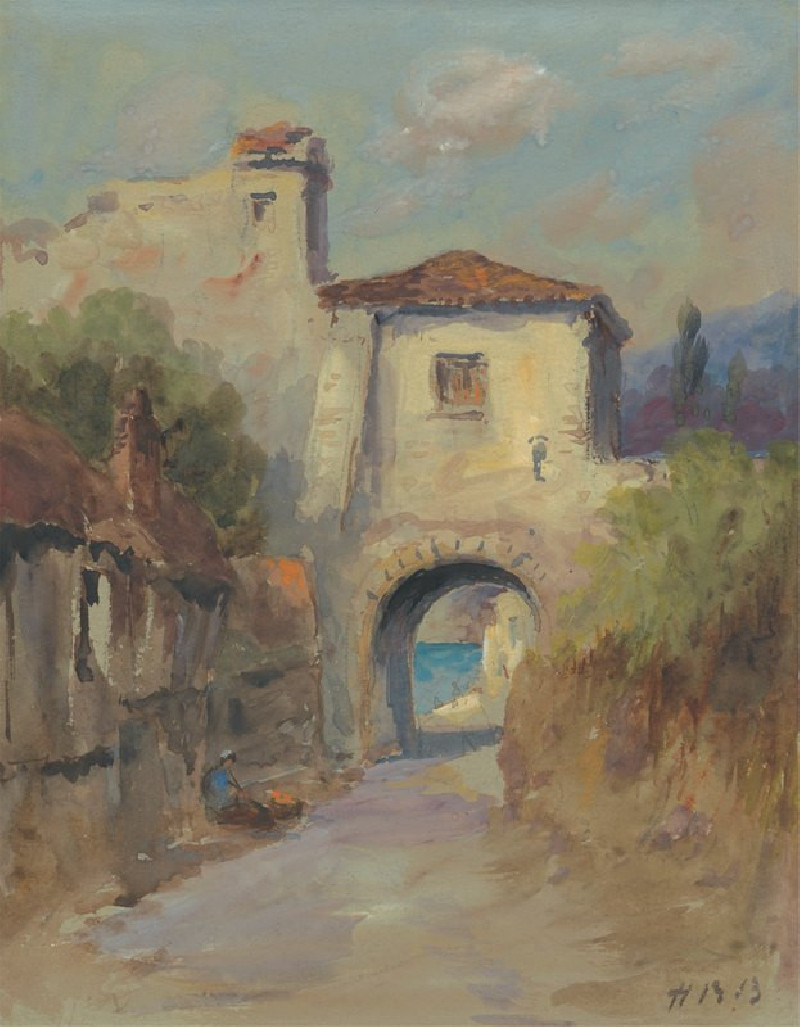 Gateway reproduction of painting by Hercules Brabazon Brabazon. ALL GICLEE PRINTS