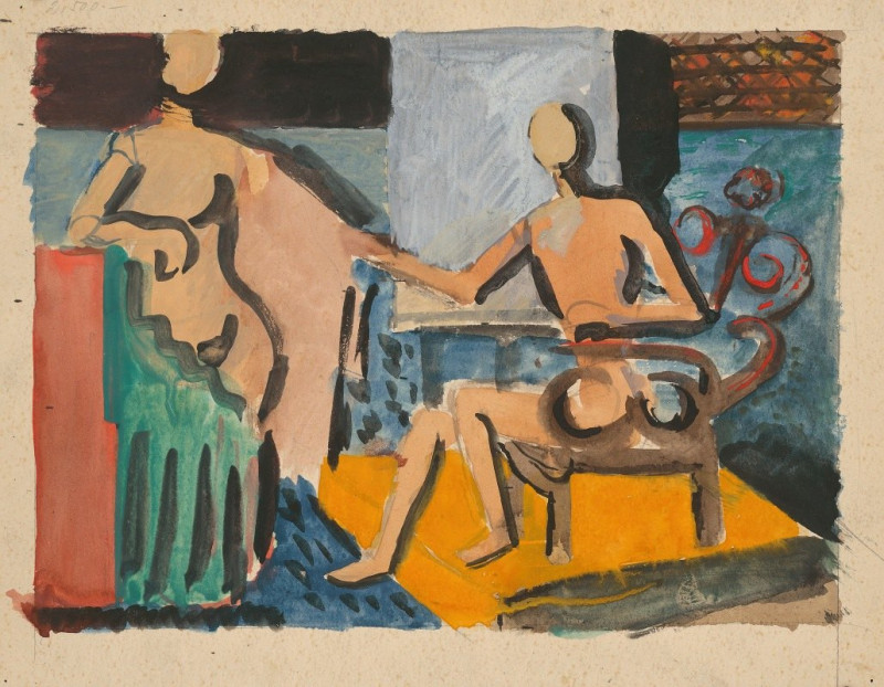 Atelier (1930–1939) reproduction of painting by Cyprián Majerník. ALL GICLEE PRINTS