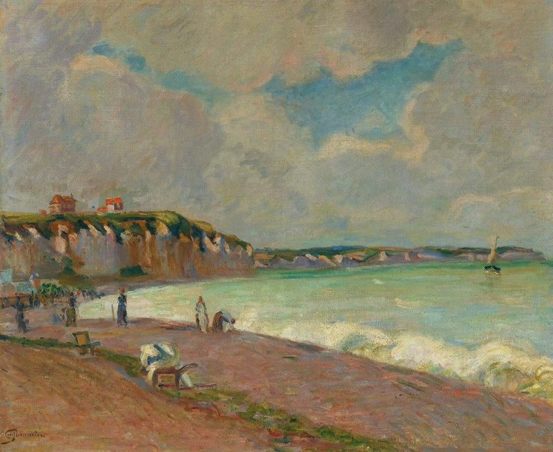 Paysage De La Manche (circa 1890) reproduction of painting by Armand Guillaumin. ALL GICLEE PRINTS