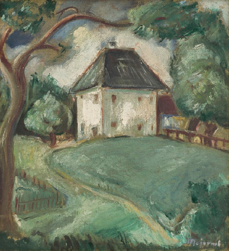 Landscape near Třeboň (1932) reproduction of painting by Cyprián Majerník. ALL GICLEE PRINTS