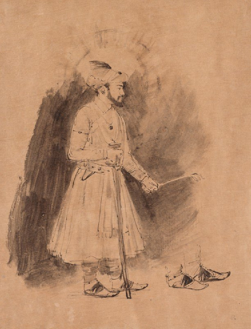 Shah Jahan (c. 1656-1661) reproduction of painting by Rembrandt van Rijn. ALL GICLEE PRINTS