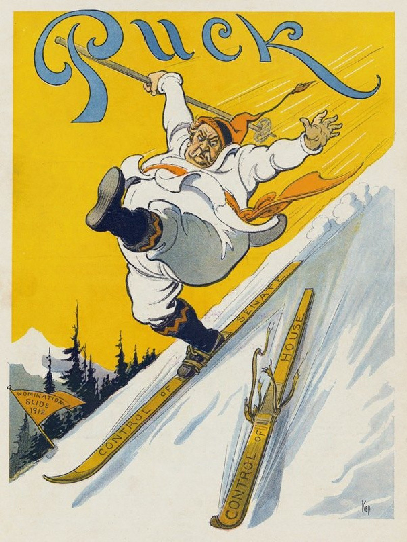 Udo Keppler reprodukcija The lost ski (1911), VISOS REPRODUKCIJOS , paveikslai, reprodukcijos internetu