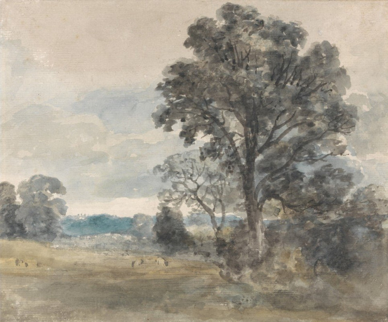 Landscape at East Bergholt reproduction of painting by John Constable. ALL GICLEE PRINTS