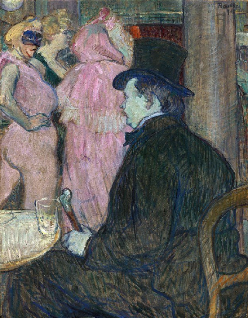 Maxime Dethomas (1896) reproduction of painting by Henri de Toulouse-Lautrec. ALL GICLEE PRINTS