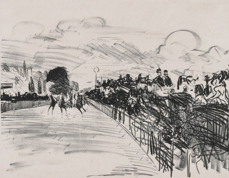 Edouard Manet reprodukcija The Races (1865), VISOS REPRODUKCIJOS , paveikslai, reprodukcijos internetu