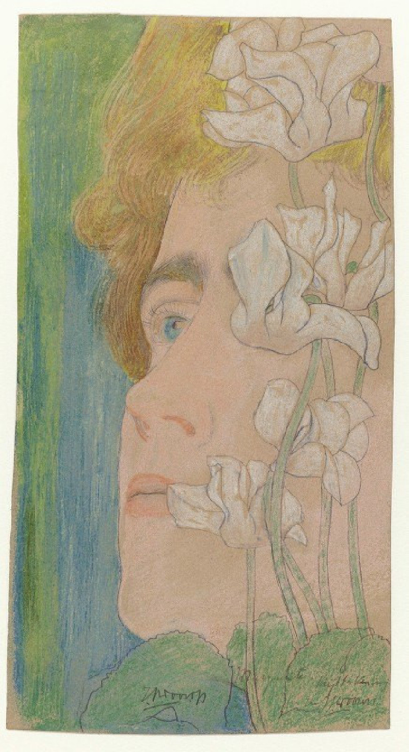 Marguérite (1868 - 1928) reproduction of painting by Jan Toorop. ALL GICLEE PRINTS