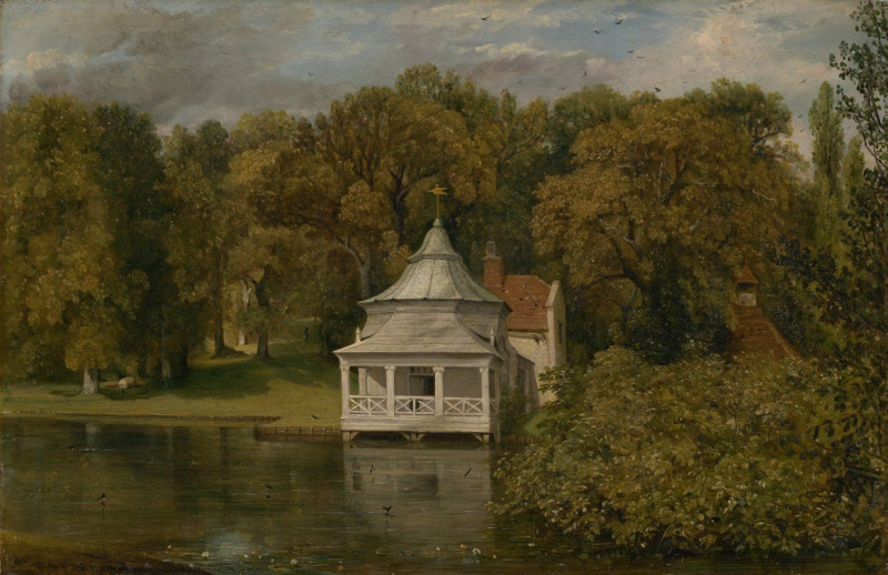 The Quarters behind Alresford Hall reproduction of painting by John Constable. ALL GICLEE PRINTS