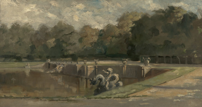 Charles François Daubigny reprodukcija Neptun’s Pool in Versailles (circa 1866), VISOS REPRODUKCIJOS , paveikslai, reprodukci...