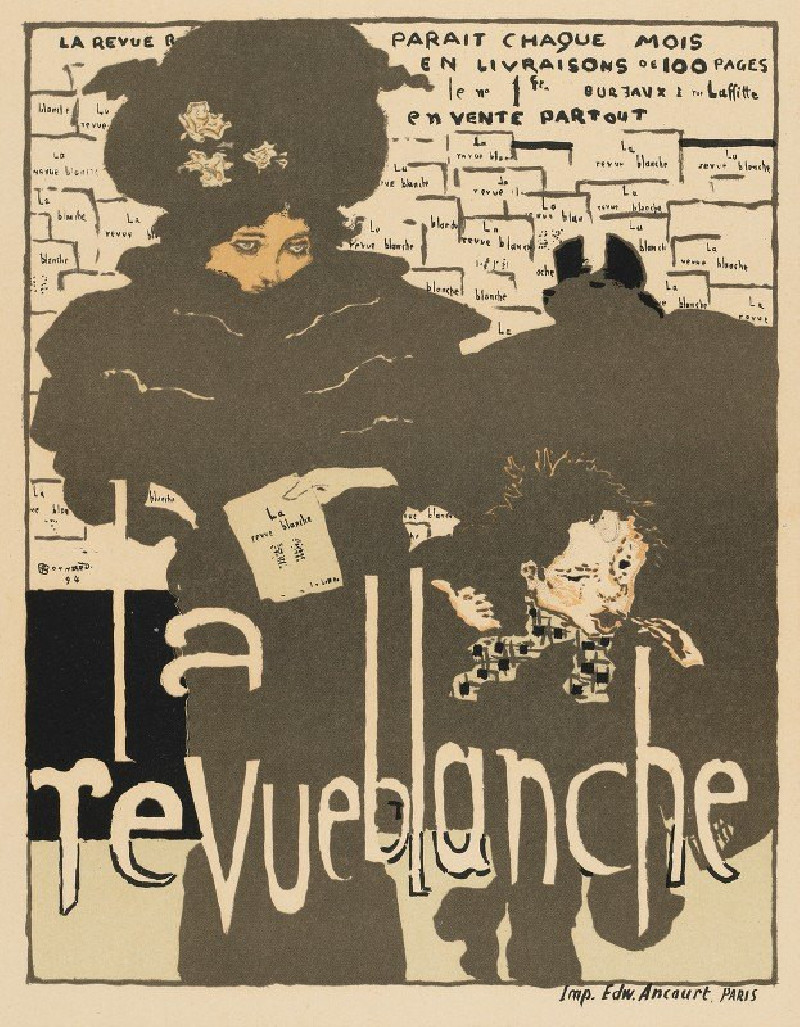 La Revue Blanche (1894) reproduction of painting by Pierre Bonnard. ALL GICLEE PRINTS